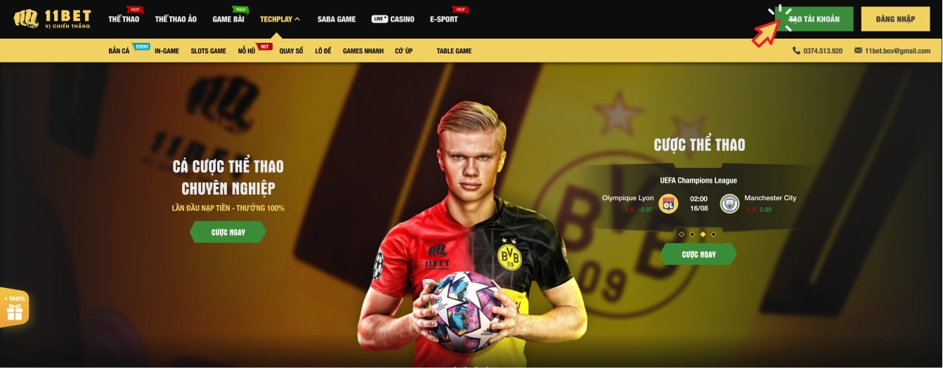 screenshot 11bet